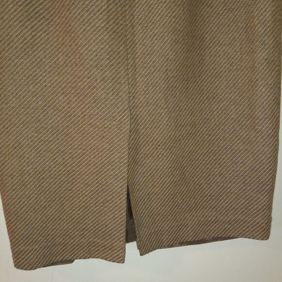 Lafayette 148 Size 8 Tweed Pencil Straight Skirt-Knee Length-Lined-Brown-Career - Picture 6 of 8